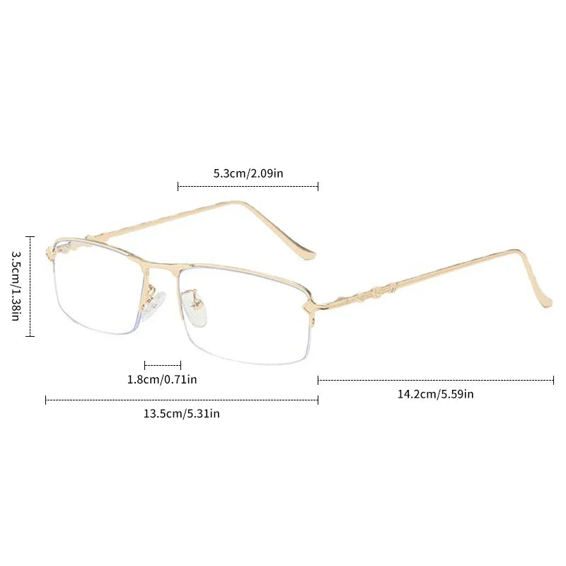 Elegant Metal Frame Glasses – Refined Everyday Style